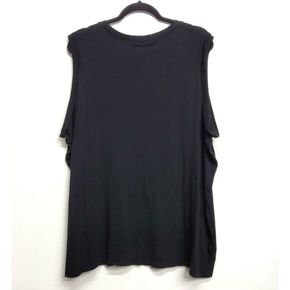 NEW Torrid 3 Muerte Classic Fit Super Soft Crew Neck Tank Black 3X 22 24 - Picture 6 of 10